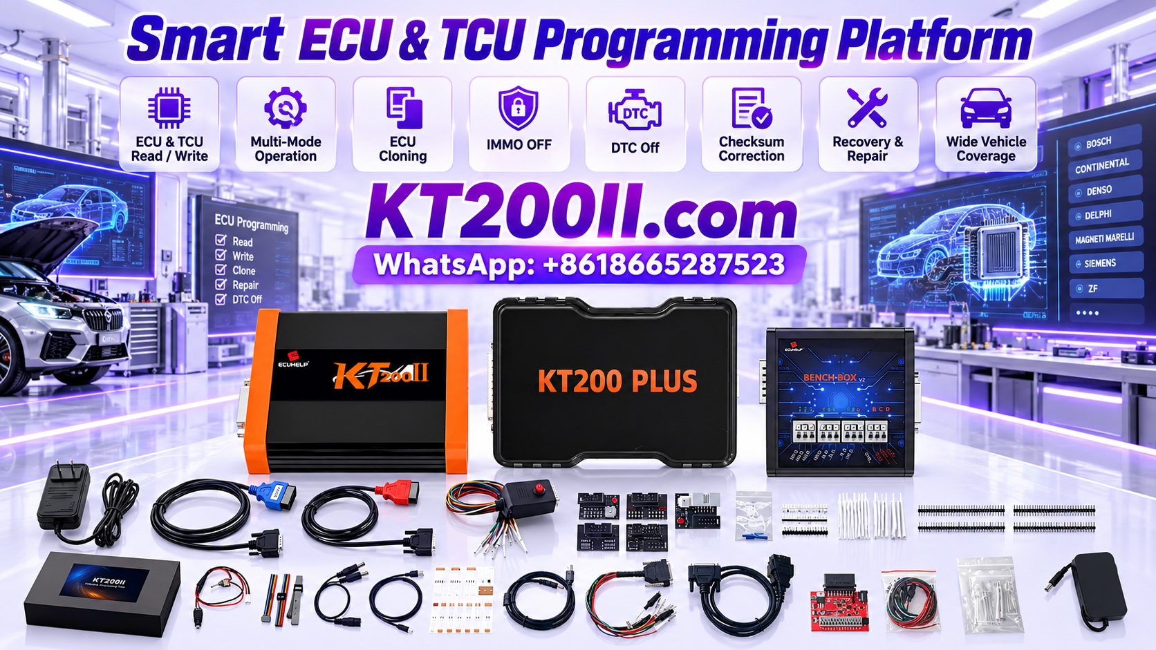 ECU programmer software installation and Windows driver configuration for automotive ECU programming