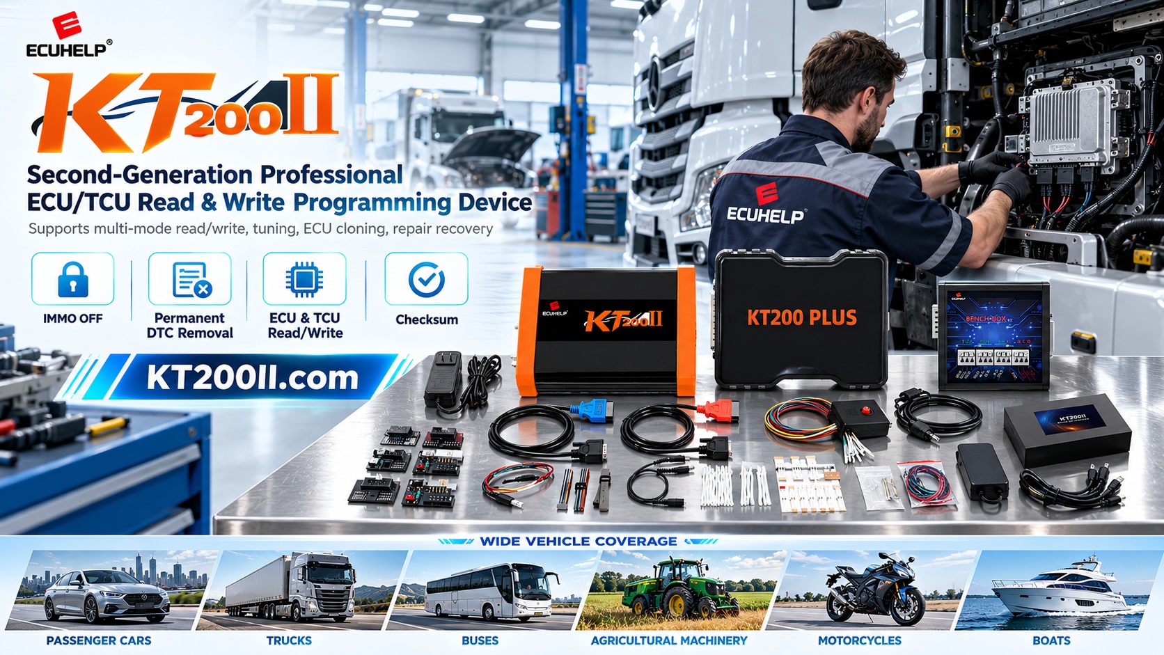 Technician performing a diagnostic scan after writing data to an automotive ECU