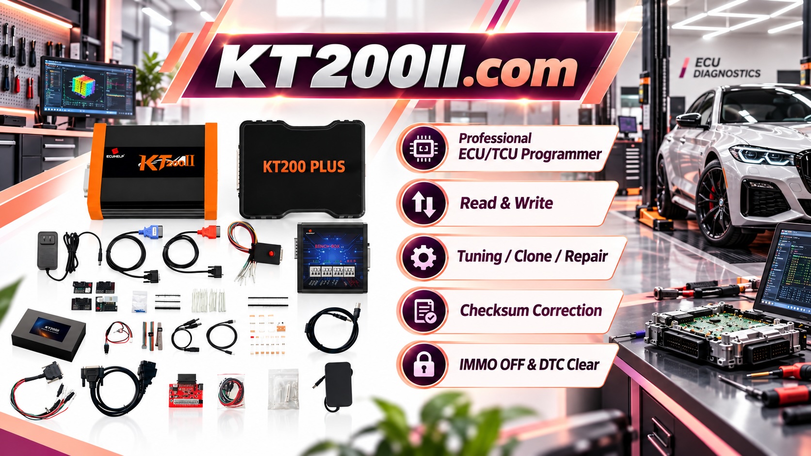 ECU programming risk assessment checklist before ECU reading and writing operations